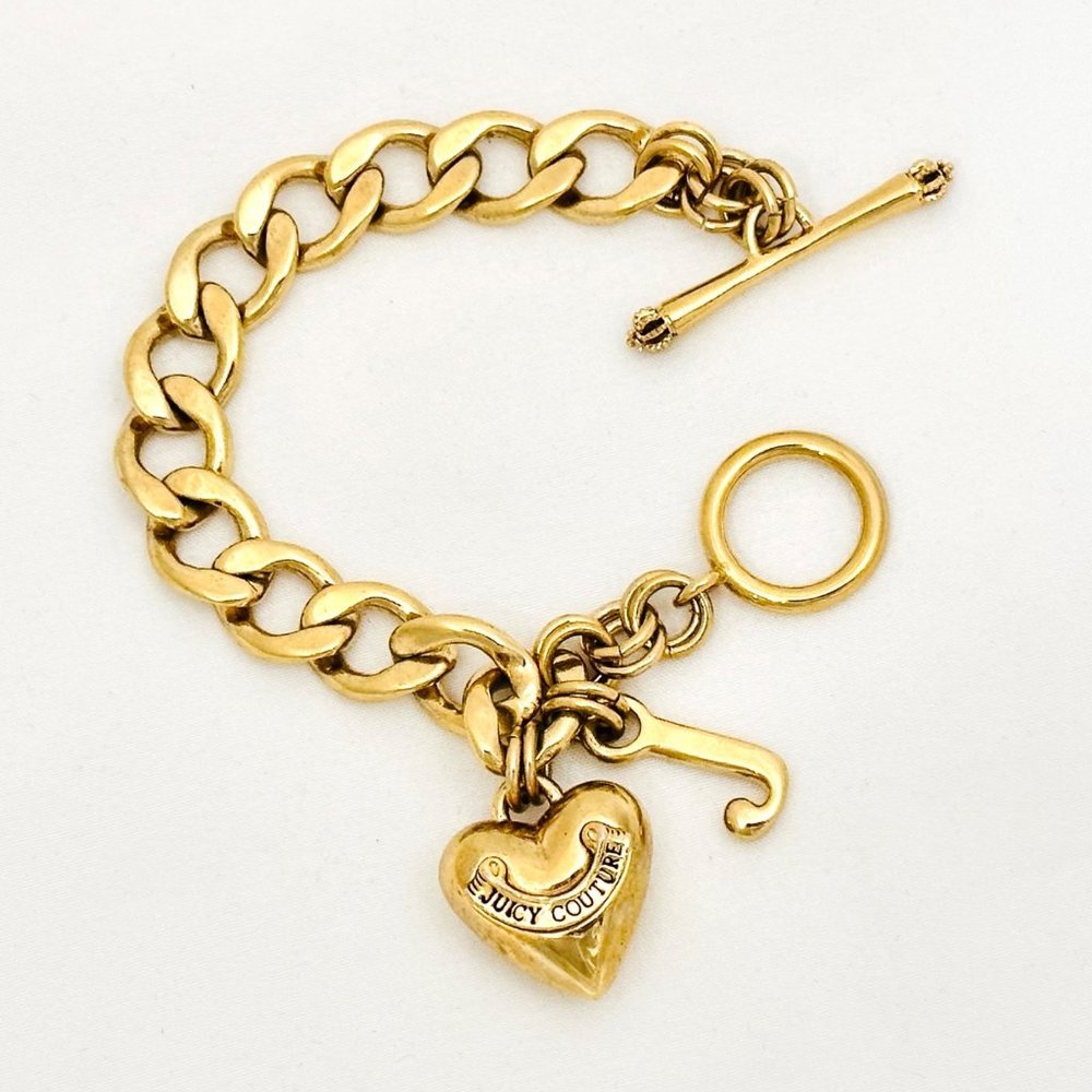 Juicy Couture Chunky Heart Bracelet - Small - Picture 2 of 4